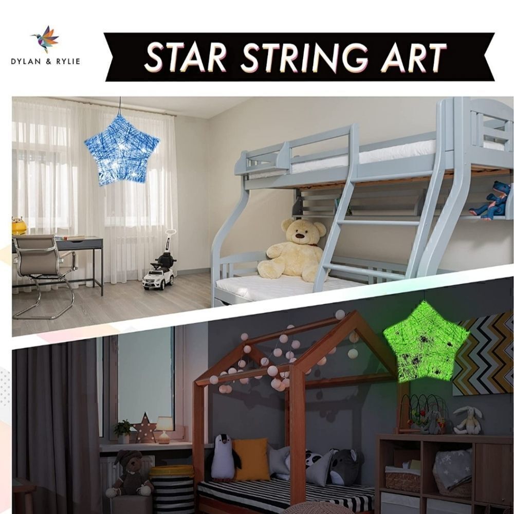 Kids Star String Kit Craft. 3D. LED. Batteries not Included. NIB - Picture 4 of 8